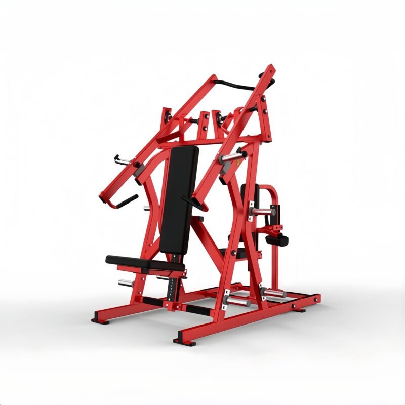 Divided super incline chest training device